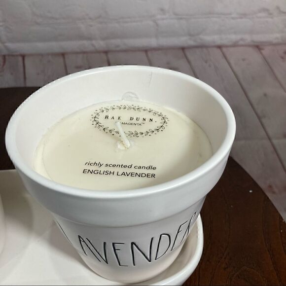 New Rae Dunn 4pc Planters set with scented Candles - Picture 4 of 8